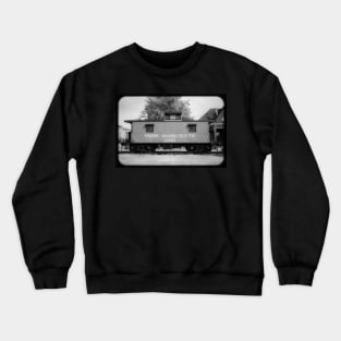 Lone Caboose in Black and White Crewneck Sweatshirt